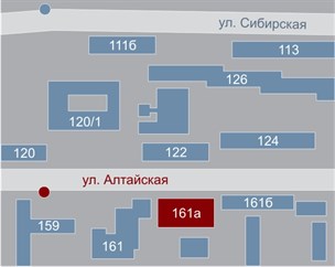 Схема проезда Томск Алтайская